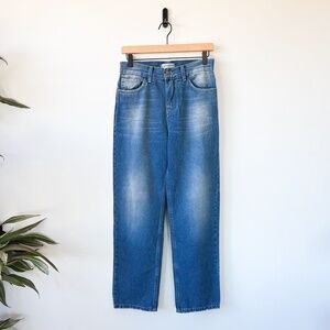 Super Rare Mason Monarque Paris Butterly Denim Pants Made in Portugal BNWT